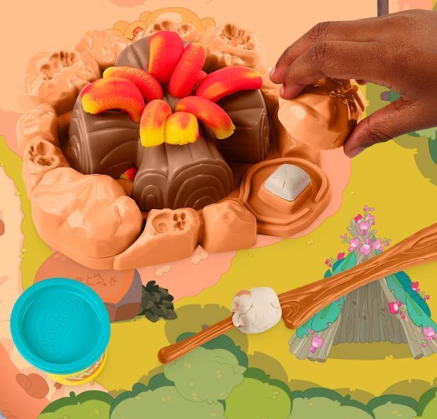 Набор для лепки Плей До Блуи Кемпинг Play-Doh Hasbro Bluey Goes Camping G0229 G0229 фото