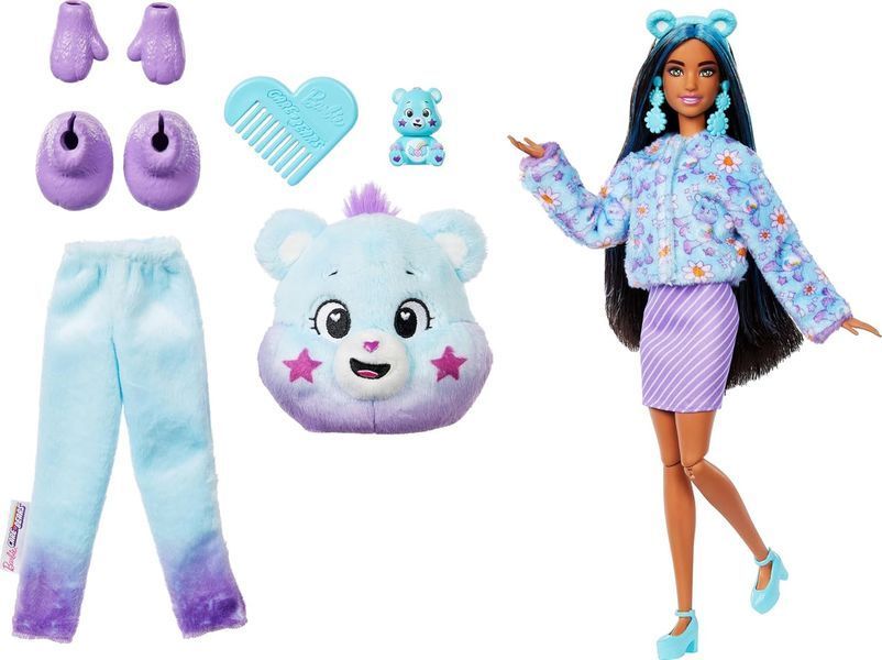 Лялька Барбі у костюмі Ведмедик Буркотун Нова хвиля Barbie Cutie Reveal Care Bears JFV61 JFV61 фото