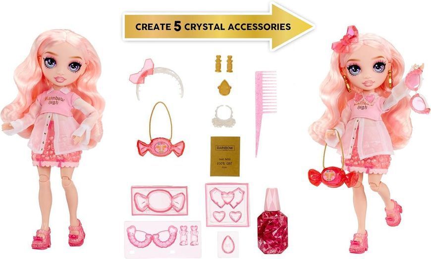 Лялька Рейнбоу Хай Креативні Кристали Белла Rainbow High Creative Crystals Bella 522904 522904 фото