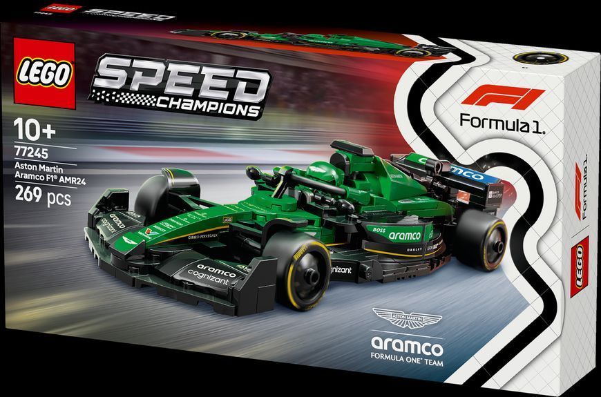 Лего Спід Чемпіонс Болід Астон Мартін Формула 1 Lego Speed Champions Aston Martin Aramco F1 77245 77245 фото