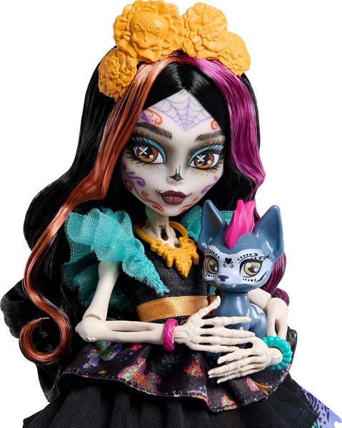 УЦІНКА!!! Лялька Монстер Хай Скеліта Калаверас Mattel Monster High Skelita Calaveras JHK34-1 JHK34 фото