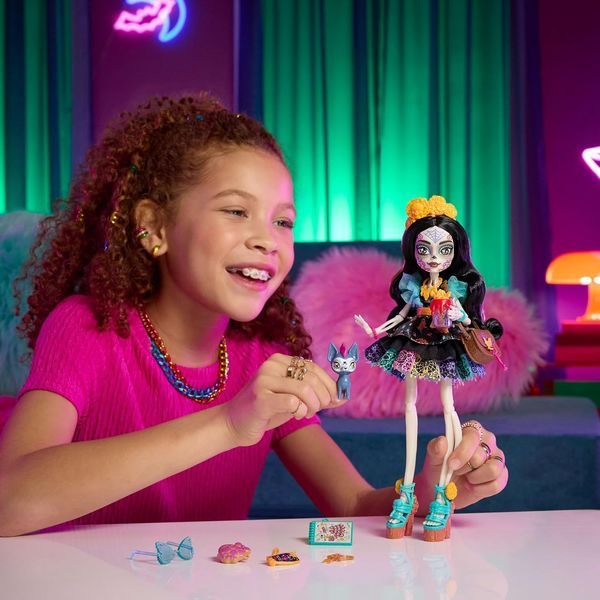 УЦІНКА!!! Лялька Монстер Хай Скеліта Калаверас Mattel Monster High Skelita Calaveras JHK34-1 JHK34 фото
