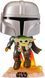 Фігурка фанко поп Мандалорець і малюк Грогу Йода Funko Star Wars Mandalorian 50959 50959 фото 1
