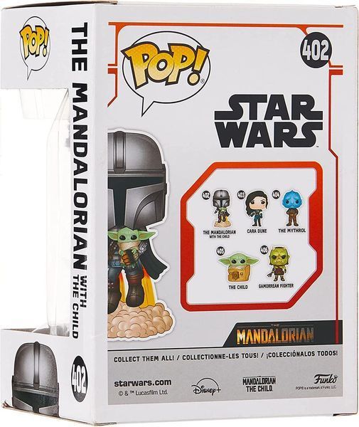 Фігурка фанко поп Мандалорець і малюк Грогу Йода Funko Star Wars Mandalorian 50959 50959 фото