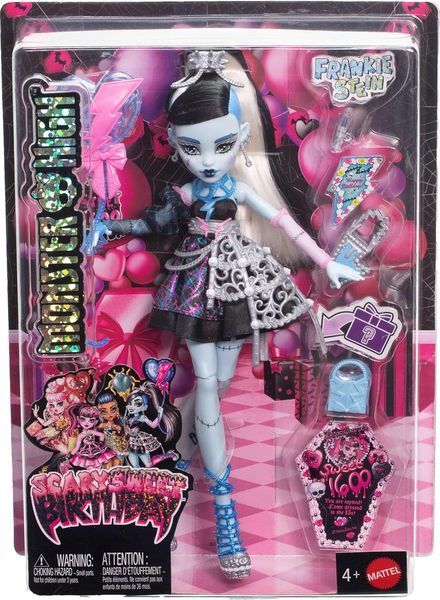 Лялька Монстер Хай Френкі Штейн Страх який солодкий день народження Monster High Frankie Stein JBG75 JBG75 фото