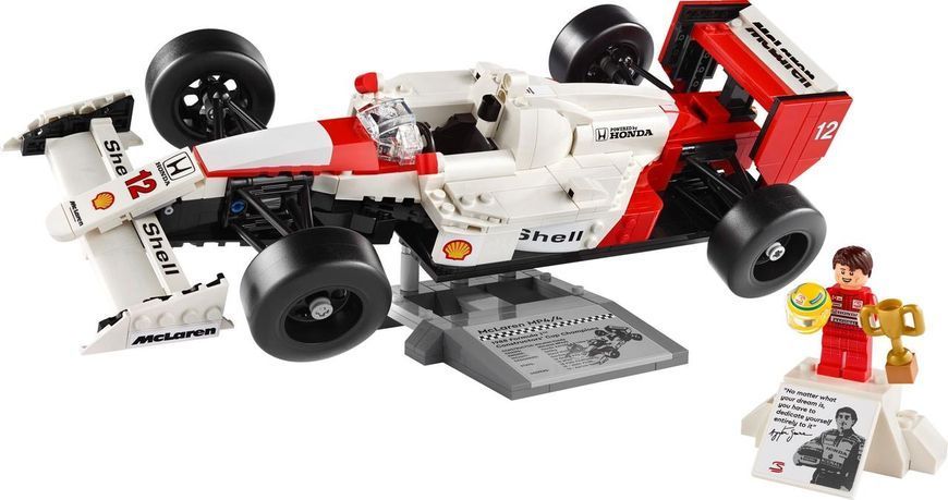Конструктор Lego Icons МакЛарен МП4/4 та Айртон Сінна 10330 10330 фото