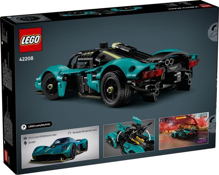 Конструктор Лего техник Астон Мартин Валькирия Lego Technic Aston Martin Valkyrie 42208 42208 фото