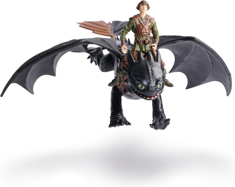 Ігрова фігурка Дракон Беззубик та Іккінг Як приборкати дракона Dreamworks Dragons Toothless - Hiccup 6074007 6074007 фото