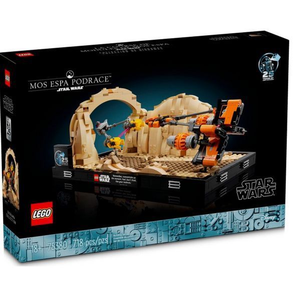 Конструктор Лего Звездные войны Диорама Мос Эспа Подрас Lego Star Wars Mos Espa Podrace Diorama 75380 75380 фото