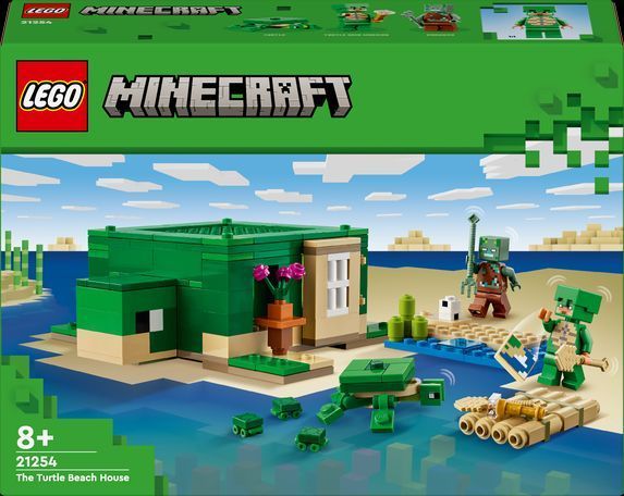 Конструктор Лего Майнкрафт Черепаховий пляжний будиночок Lego Minecraft 21254 21254 фото