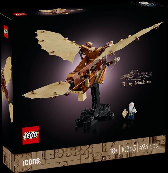 Лего Іконс Літальний апарат Леонардо да Вінчі LEGO Icons 10363 10363 фото