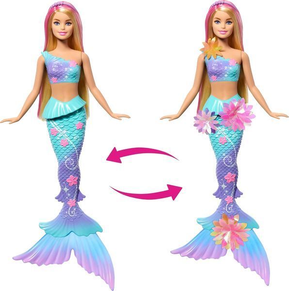 Лялька Барбі Русалка Квіткова магія Блондинка Barbie Fantastic fashion JDM72 JDM72 фото