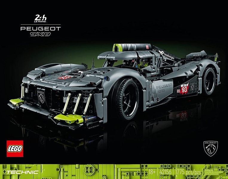 Lego Technic Peugeot 9X8 24H Le Mans Hybrid Hypercar 42156 42156 фото