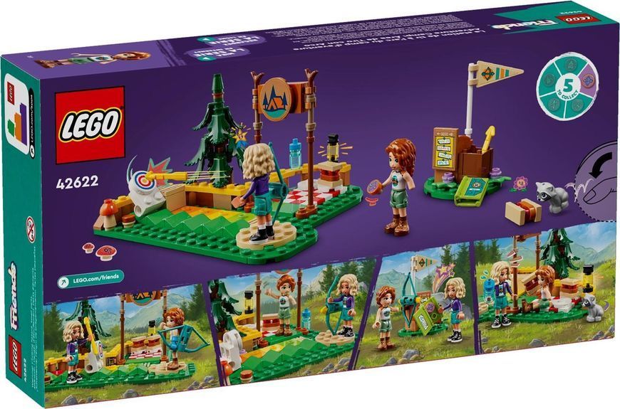 Конструктор Лего Френдс Спортивний табір: тир для стрільби з лука Lego Friends 42622 42622 фото