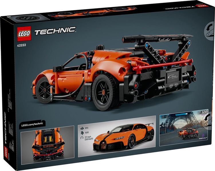 Конструктор Лего Технік Бугатті Гіперкар Lego Technic Bugatti Chiron Pur Sport 42222 42222 фото