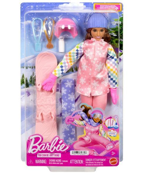 Кукла Барби Сноубордистка Barbie Snowboarder Mattel JKF78 JKF78 фото