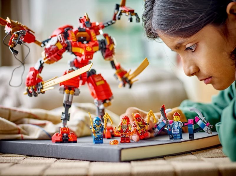 Конструктор Лего Ниндзяго Механический альпинист-ниндзя Кая Lego Ninjago Kai's Ninja Climber Mech 71812 71812 фото