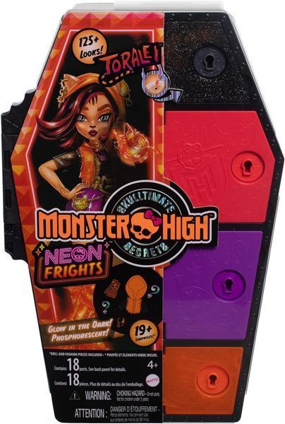 Лялька Монстер Хай Торалей Страйп Mattel Monster High Toralei Stripe Skulltimate Secrets HNF80 HNF80 фото