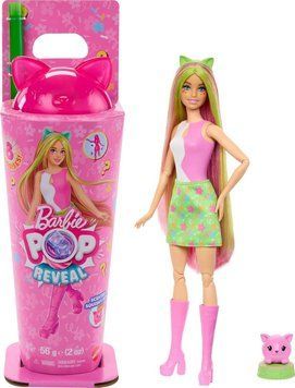 Ароматизована Лялька Barbie "Pop Reveal" серії "Коктейлі" Cute Kitten Барбі милий кошеня 27399 27399 фото