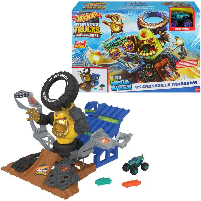 Ігровий трек Hot Wheels Арена Smashers: Мега-Рекс проти Крушзілли (HPR47)