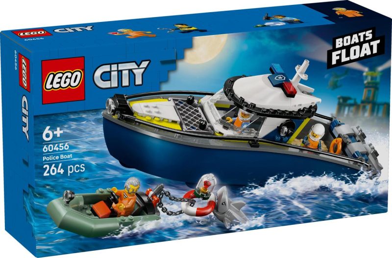 Конструктор Lego City 60456 Переслідування на поліцейському катері