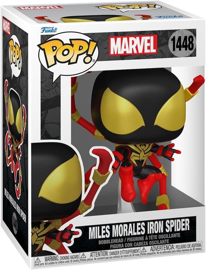 Фігурка Фанко Поп Людина-павук Funko POP Marvel Spider-Man Comics - Залізний павук Майлза Моралеса